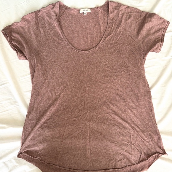 Wilfred mauve rose raw edge tshirt, size M - Picture 8 of 8